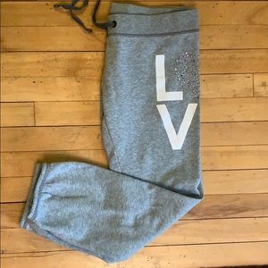 Grey Capri Sweatpants